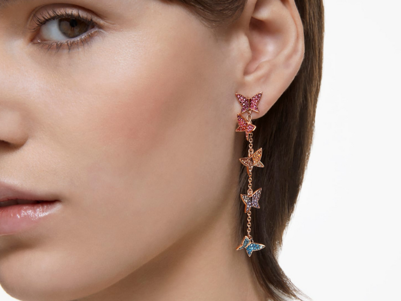 Swarovski Butterfly Earrings